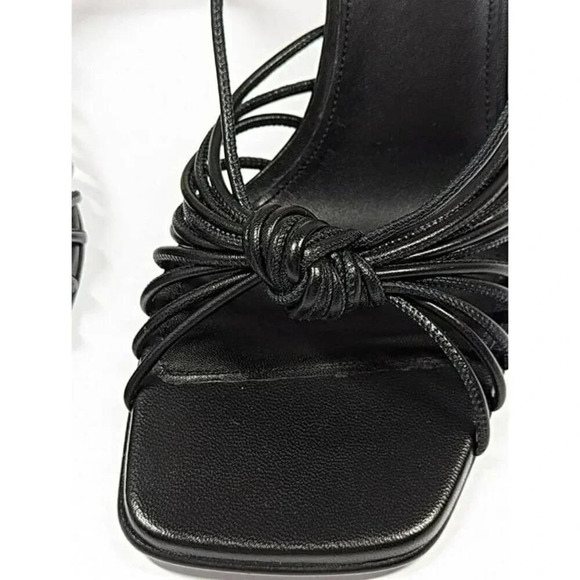 JW Anderson Women's Lamb Ankle Tie Chain High Heel Sandals Size 37 (MSRP $850) - Picture 7 of 12